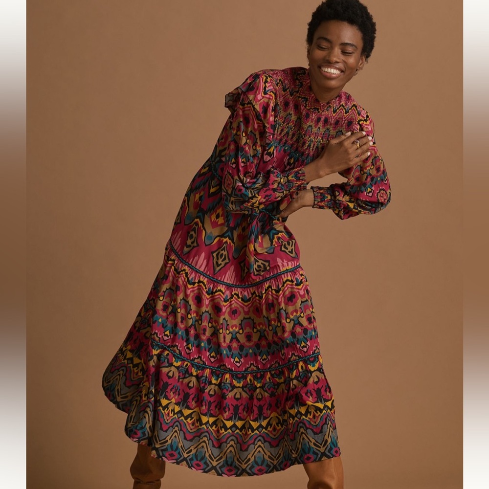 Bl^nk Tiered Midi Dress